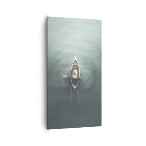 Quadro em tela - Através do lago da lua - 65x120 cm