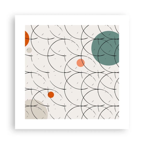 Pôster - No espírito da pop art - 40x40 cm