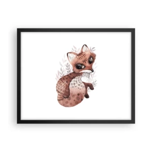 Pôster com moldura preta - Como não amar - 50x40 cm