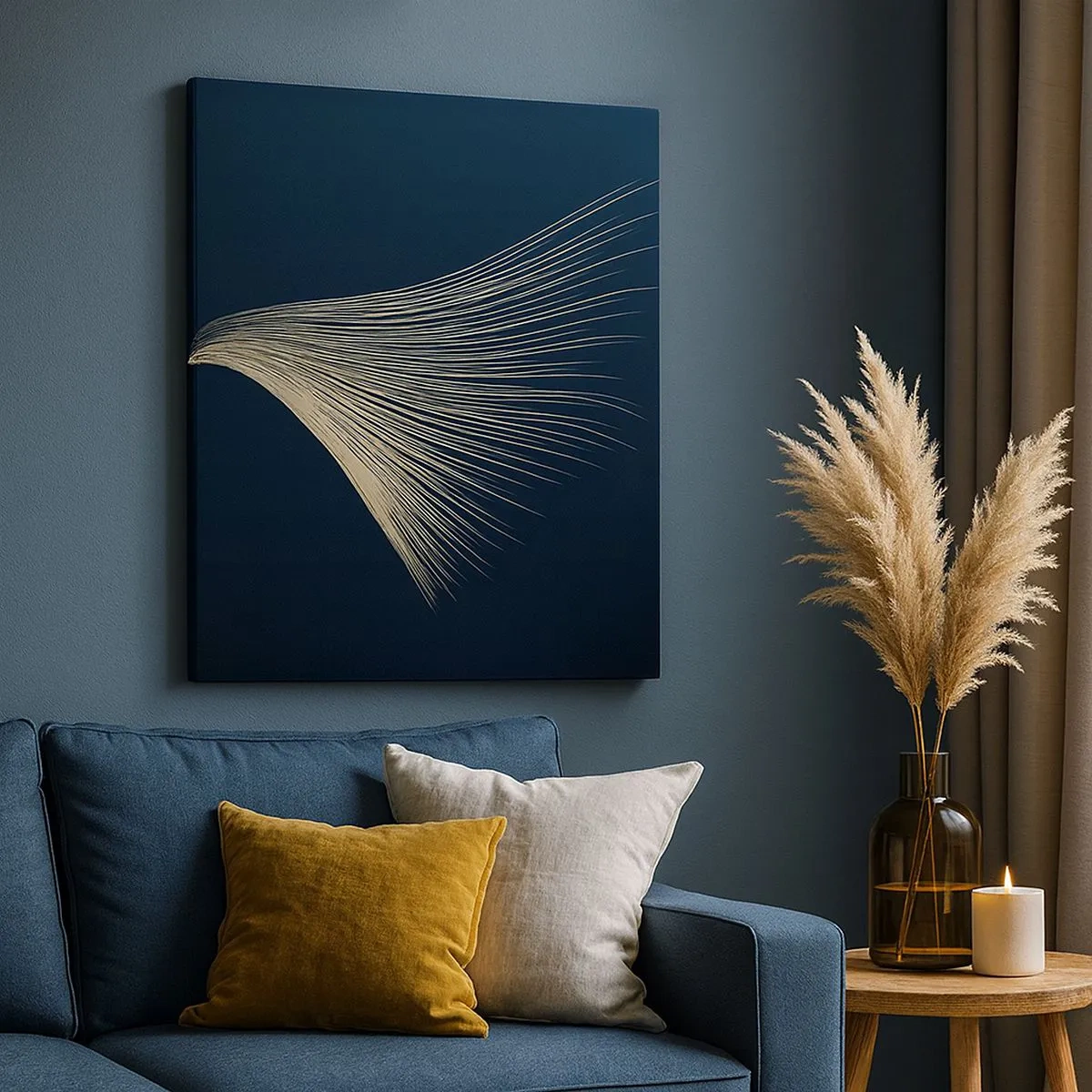 Quadro em tela - Como o cabelo de um anjo - 30x30 cm