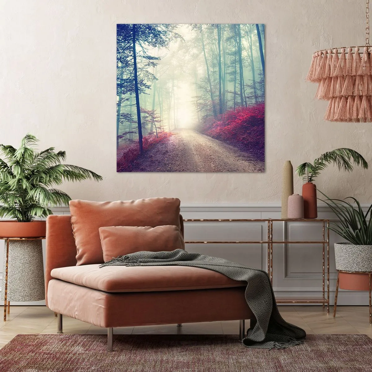 Quadro em tela - Como é bom acordar cedo - 40x40 cm