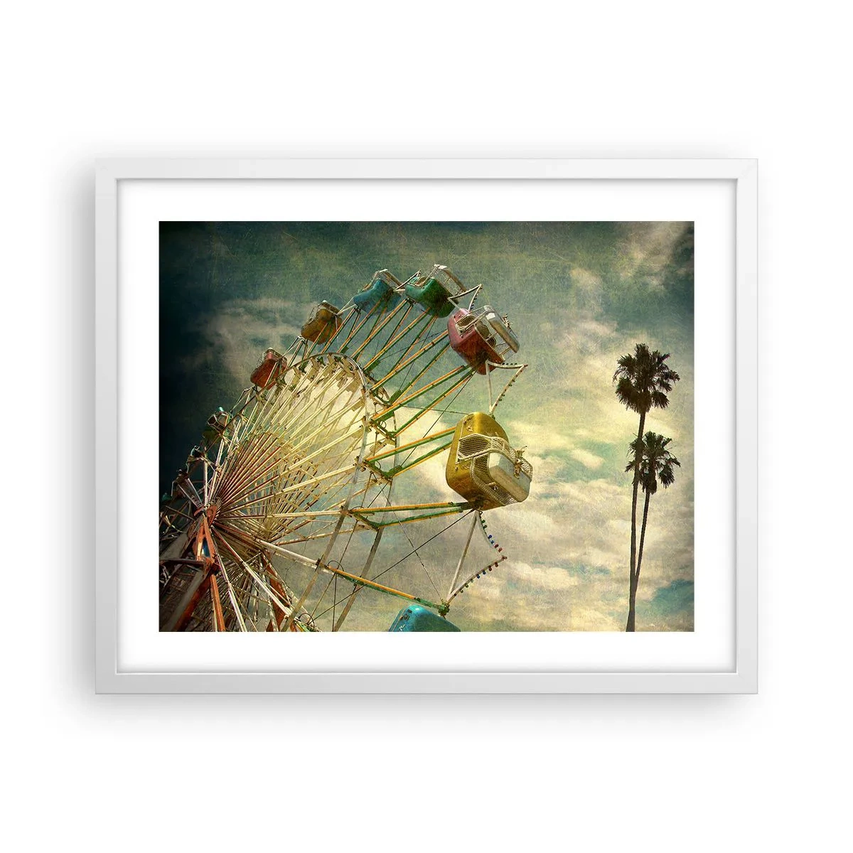 Pôster em moldura branca - Será divertido… - 50x40 cm