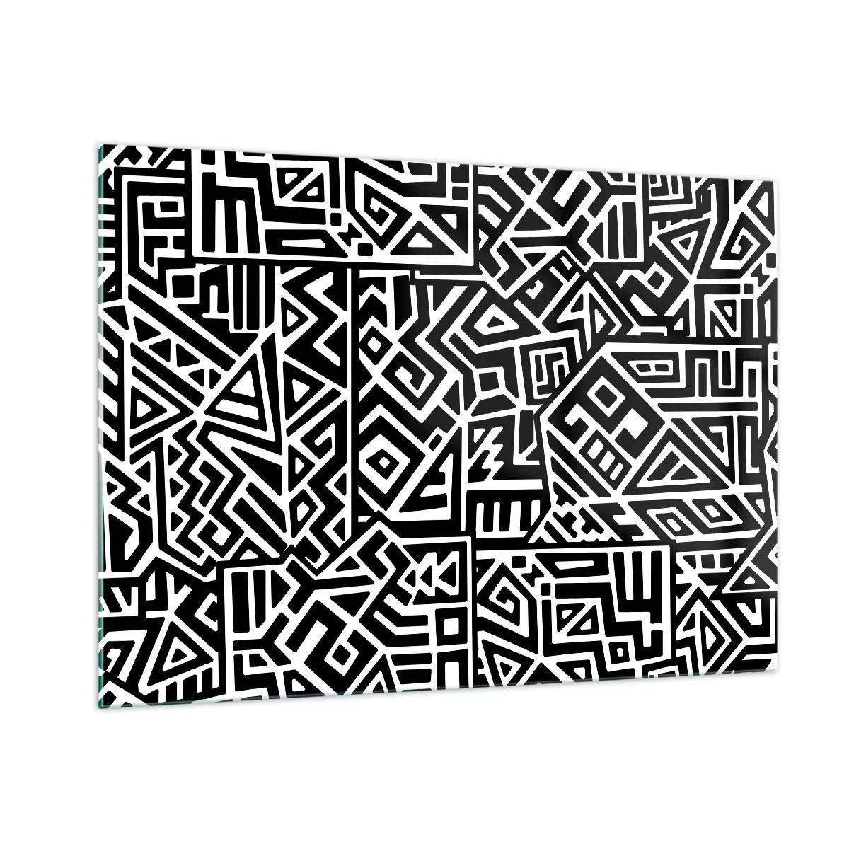 Quadro em vidro - Composição pré-colombiana - 100x70 cm