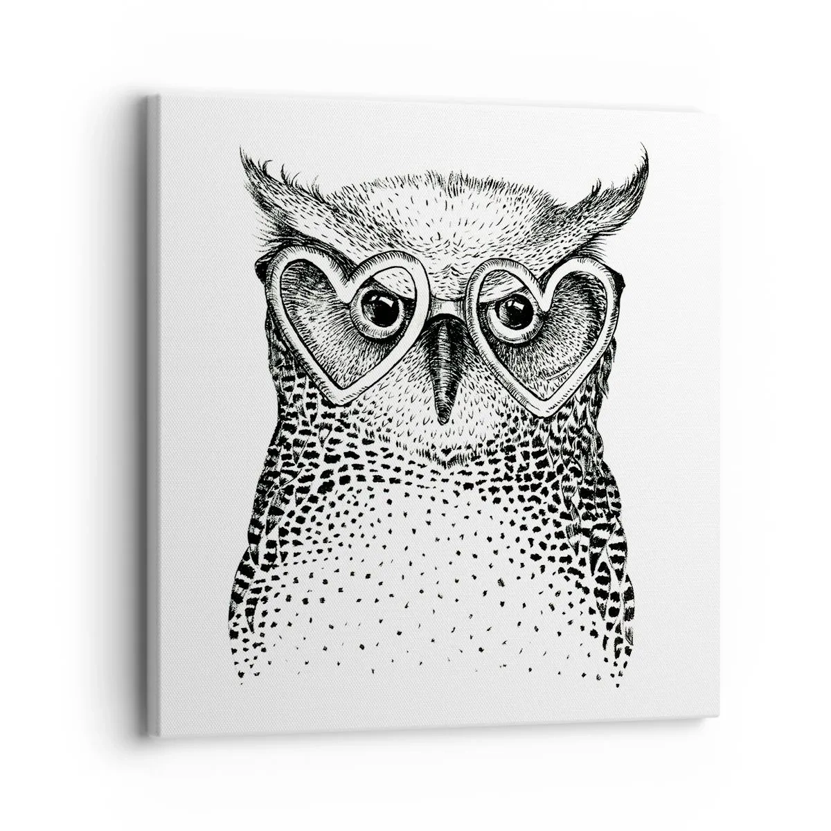 Quadro em tela - Sabiamente e amorosamente - 30x30 cm