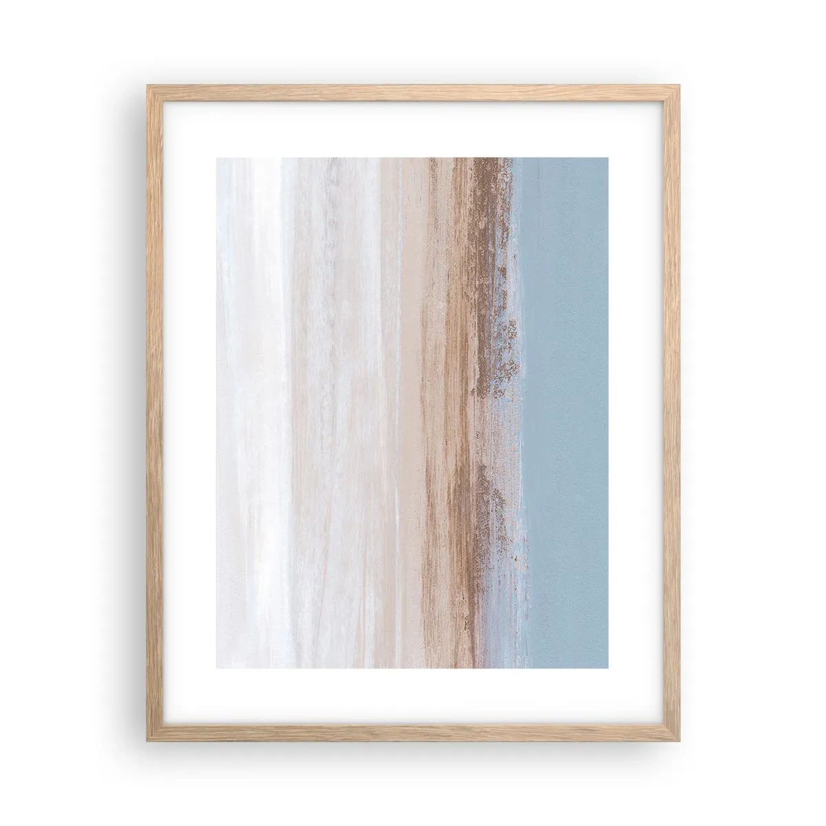 Pôster com moldura de carvalho claro - Paisagem ambígua - 40x50 cm