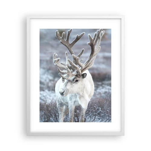 Pôster em moldura branca - Retrato ao sol - 40x50 cm