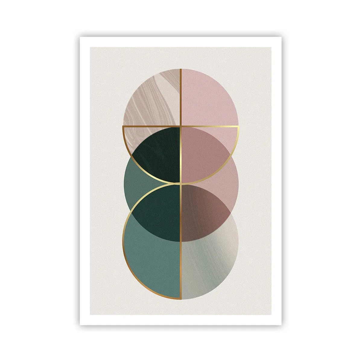 Pôster - Círculo entre círculos… - 70x100 cm