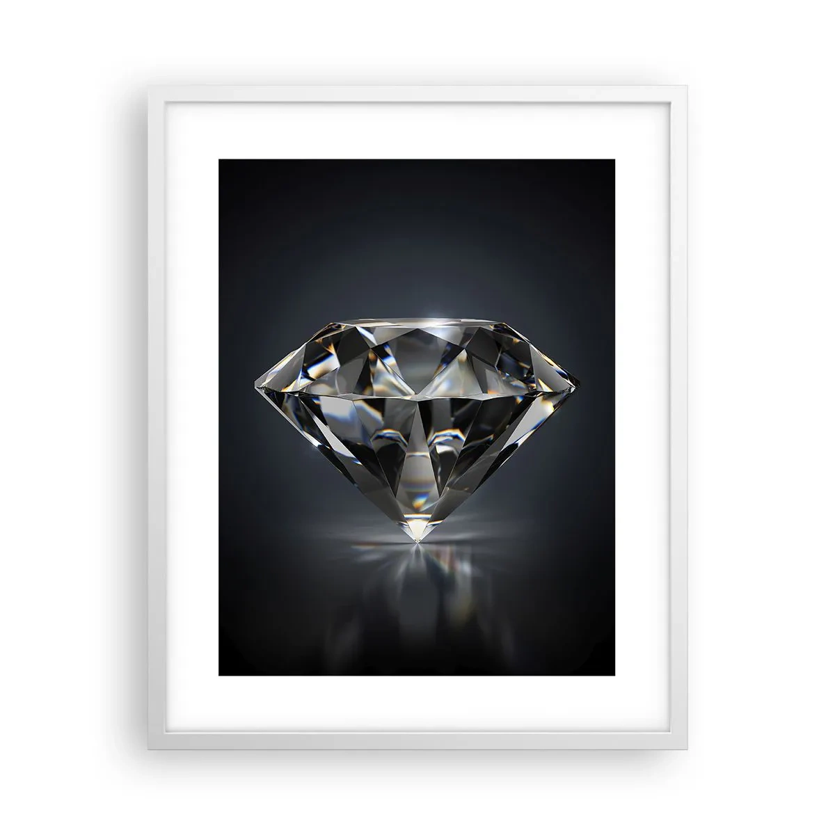 Pôster em moldura branca - Best girls friend - 40x50 cm