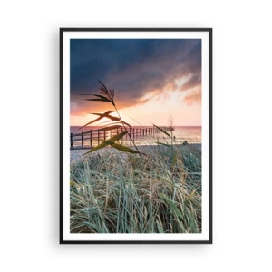 Pôster com moldura preta - O vento não leva - 70x100 cm