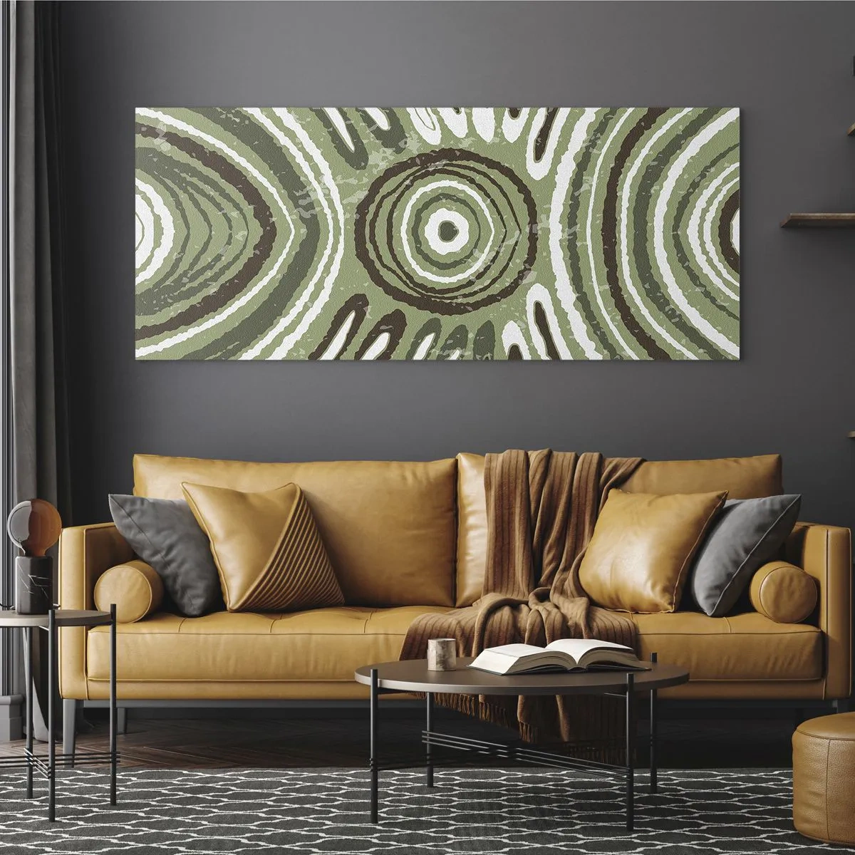 Quadro em vidro - Uma explosão de emoções - 100x40 cm