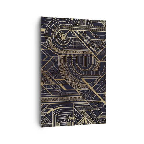 Quadro em tela - Conceitos, ideias, planos - 80x120 cm