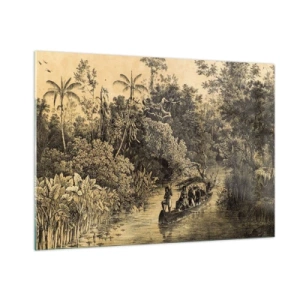 Quadro em vidro - Viagem à fonte - 100x70 cm