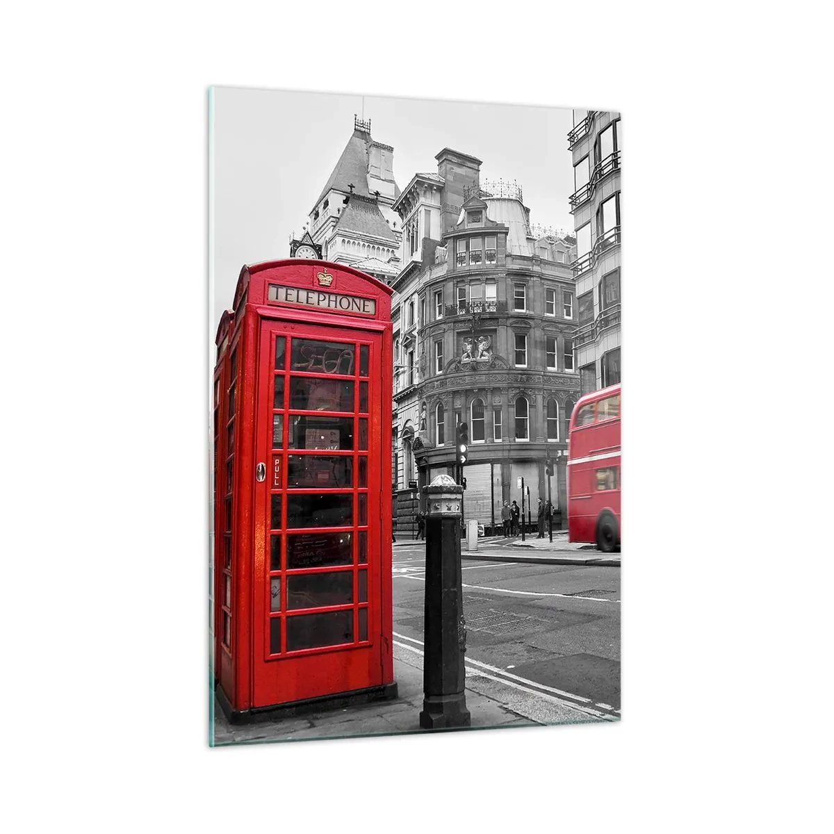 Quadro em vidro - O mais vermelho da Europa - 50x70 cm
