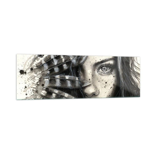 Quadro em vidro - Beleza selvagem - 160x50 cm