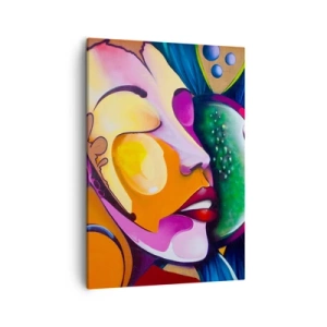 Quadro em tela - Toque de cor - 50x70 cm