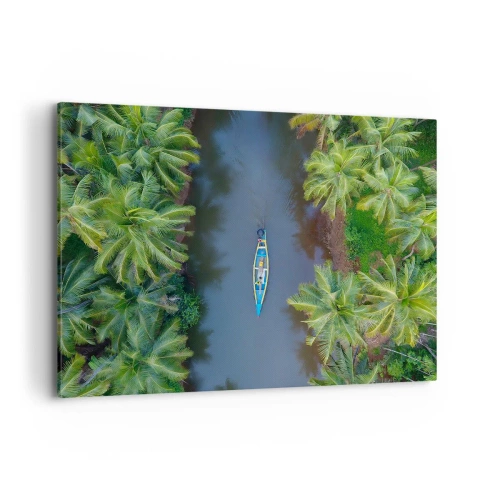 Quadro em tela - Em uma trilha tropical - 120x80 cm