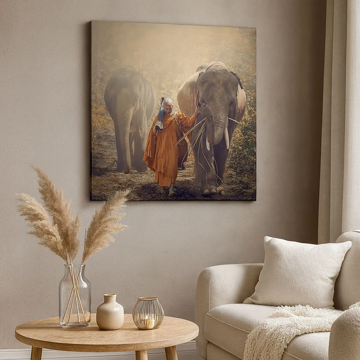 Quadro em tela - Compreensão completa - 30x30 cm