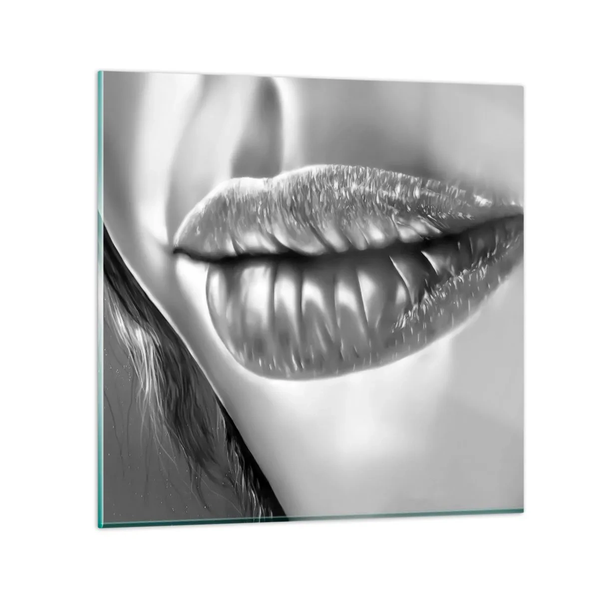 Quadro em vidro - Eu sei o que está a pensar... - 60x60 cm