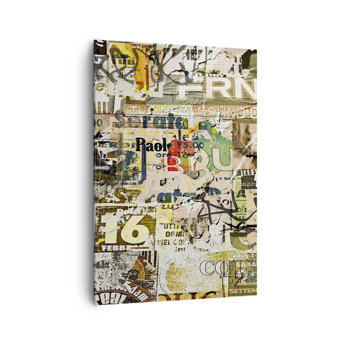 Quadro em tela - O caos - 70x100 cm