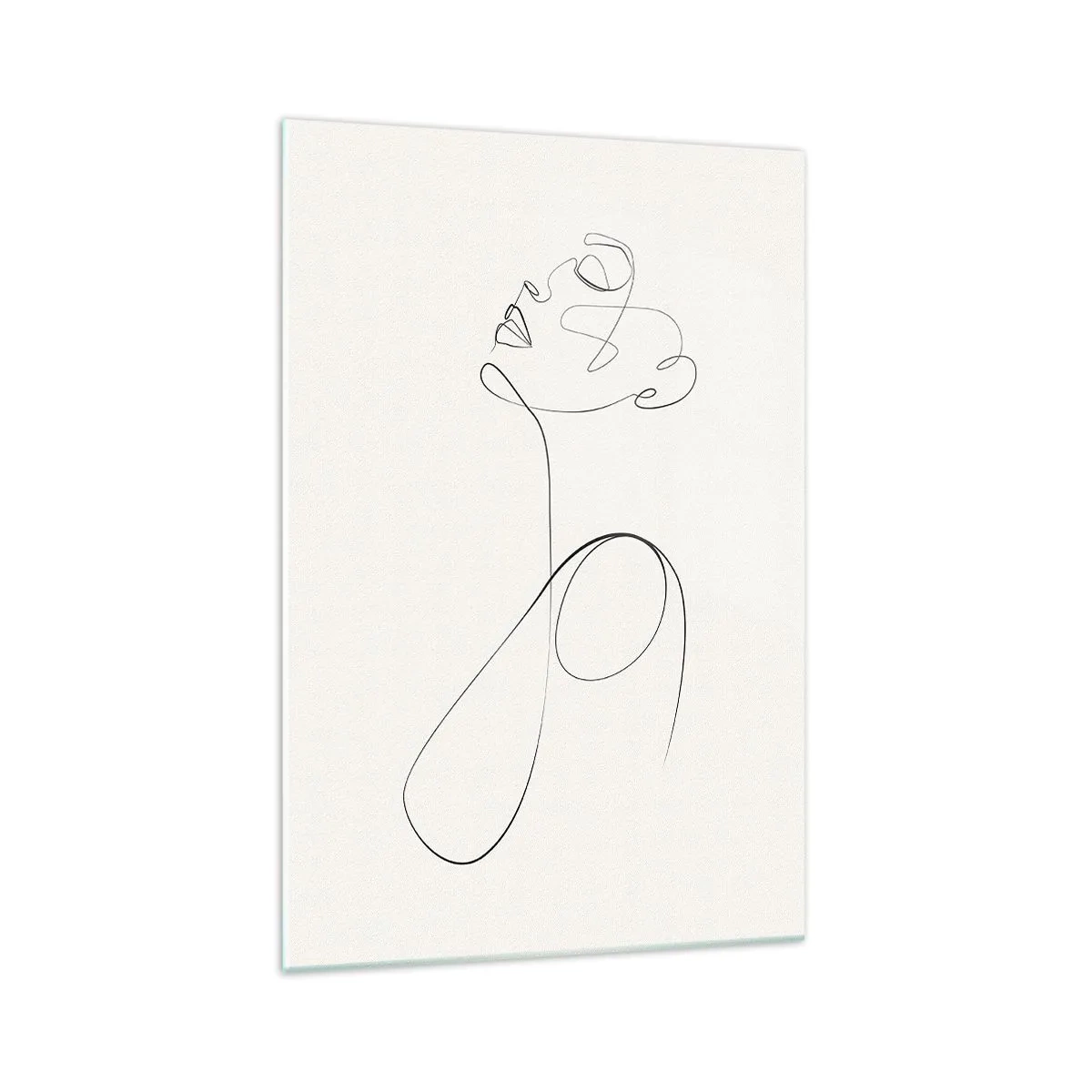 Quadro em vidro - Enrolada em sonhos - 70x100 cm