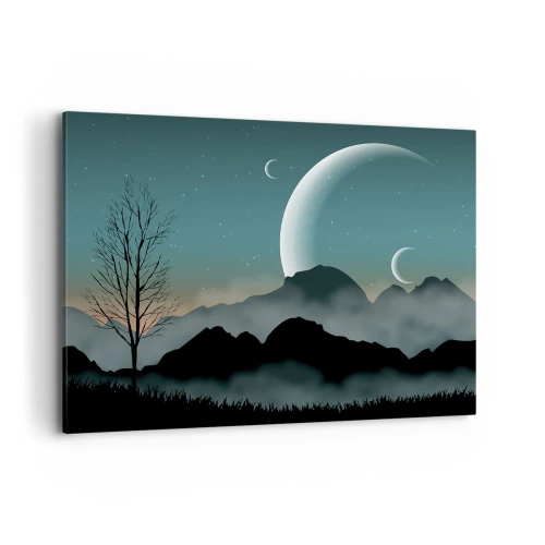 Quadro em tela - Carnaval de uma noite estrelada - 100x70 cm