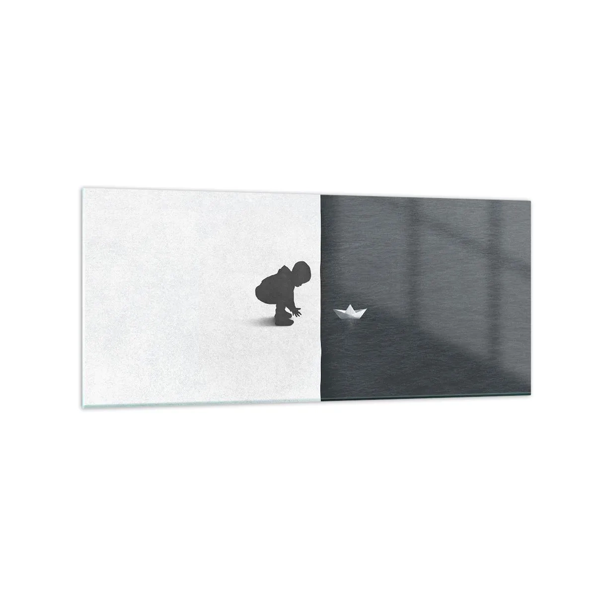 Quadro em vidro - Grande expedição - 120x50 cm