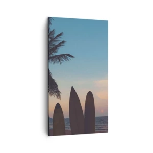 Quadro em tela - Amanhã também será divertido - 45x80 cm