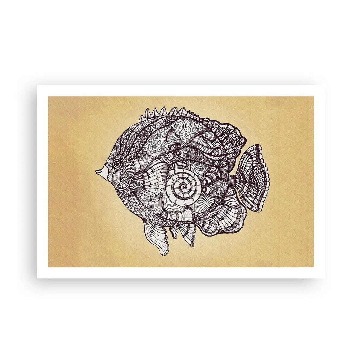 Pôster - De um oceano de enfeites - 91x61 cm