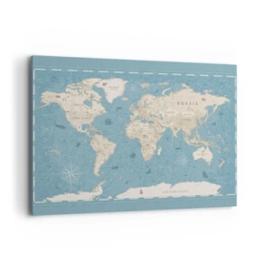 Quadro em tela - O mundo ao seu alcance - 100x70 cm