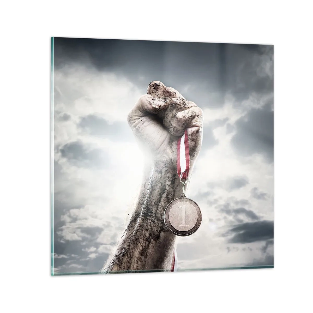 Quadro em vidro - Per aspera ad astra - 40x40 cm