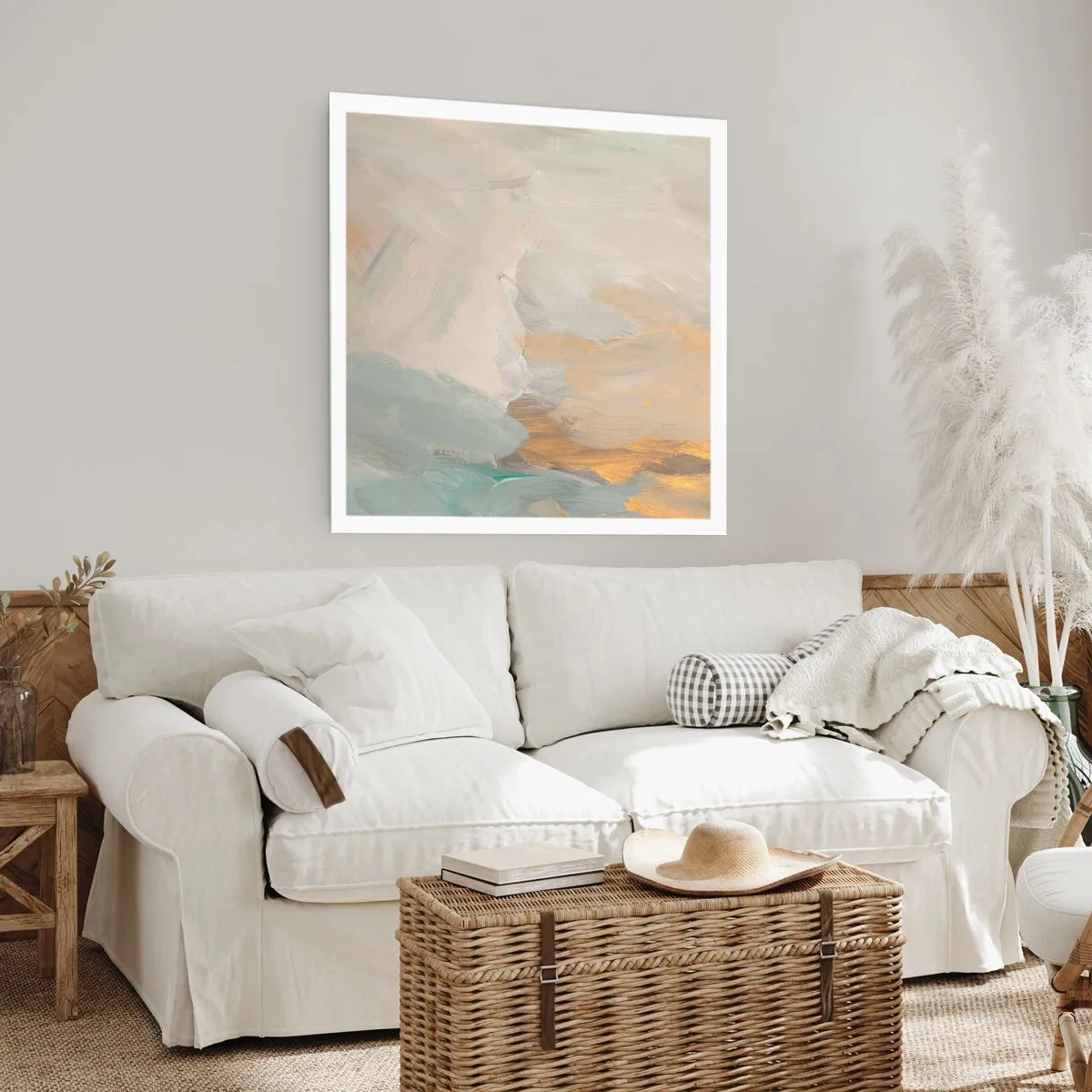 Pôster - Abstração – a terra da gentileza - 50x50 cm