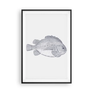 Pôster com moldura preta - Para o álbum do naturalista - 61x91 cm