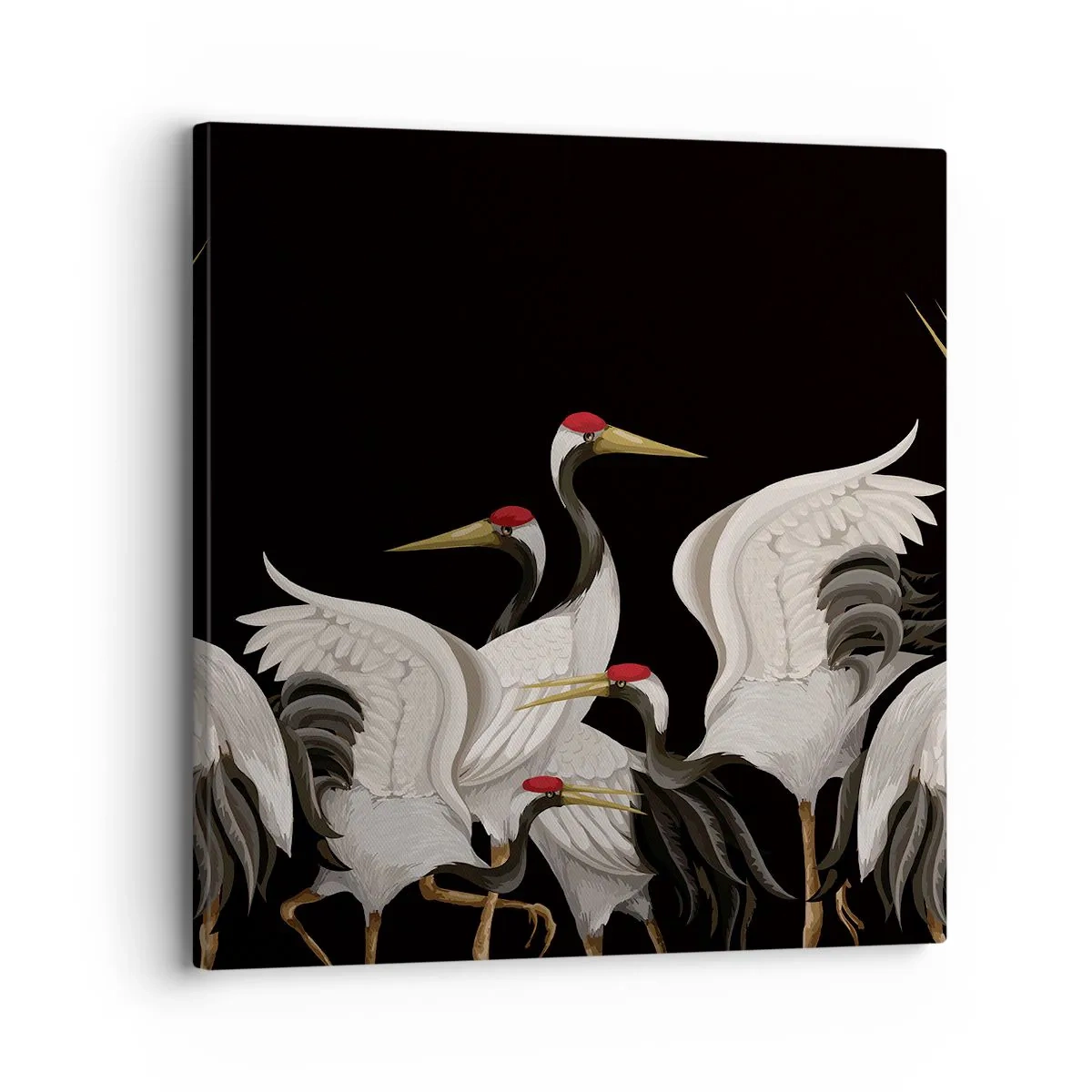 Quadro em tela - Assuntos de aves - 30x30 cm