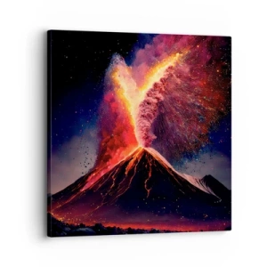 Quadro em tela - Beleza e terror - 30x30 cm