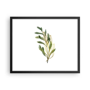 Pôster com moldura preta - Tudo que é bom - 50x40 cm