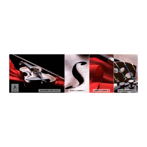 Amostra de papel de parede autocolante Deluxe Sticker - Música de sentimentos - Música, Violino, Um instrumento musical - 100x30 cm