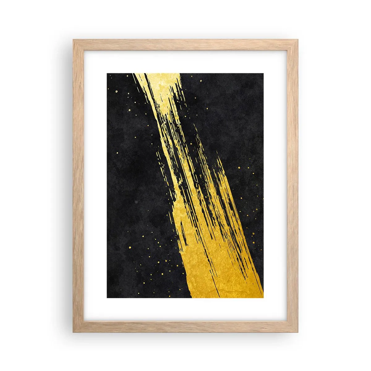 Pôster com moldura de carvalho claro - Salto para o hiperespaço - 30x40 cm