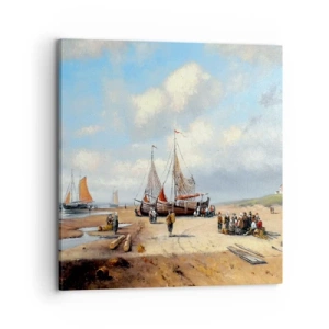 Quadro em tela - Pós-caça bem-sucedida - 70x70 cm