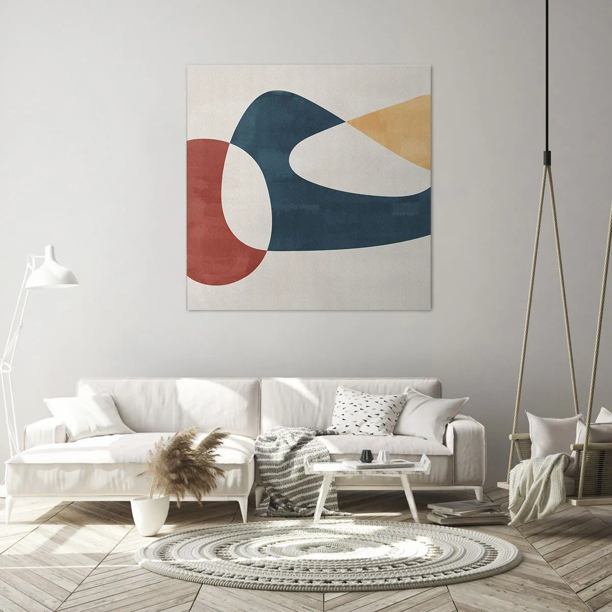 Quadro em tela - Influências e metamorfoses - 50x50 cm