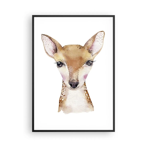 Pôster com moldura preta - A Natureza da Inocência - 70x100 cm