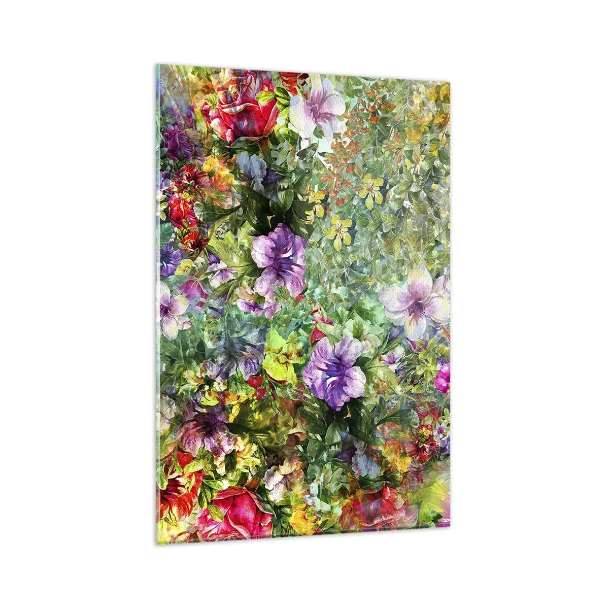 Quadro em vidro - Nas flores para a perdição - 80x120 cm