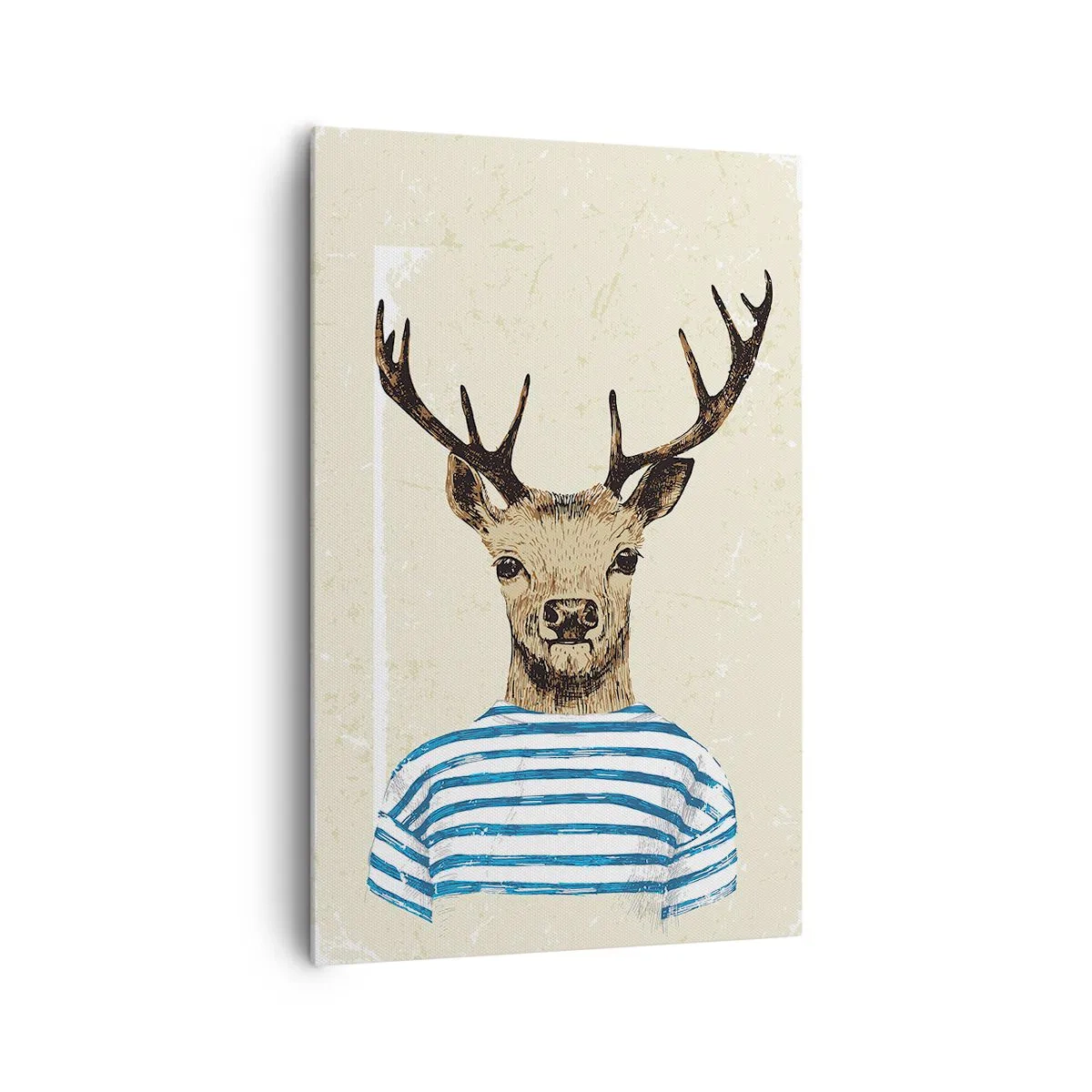 Quadro em tela - Porque eu gosto de camisas listradas! - 80x120 cm