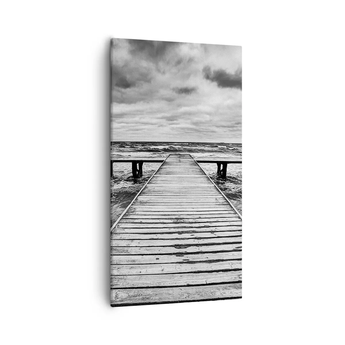 Quadro em tela - Estou à espera do vento, que vai dispersar... - 55x100 cm