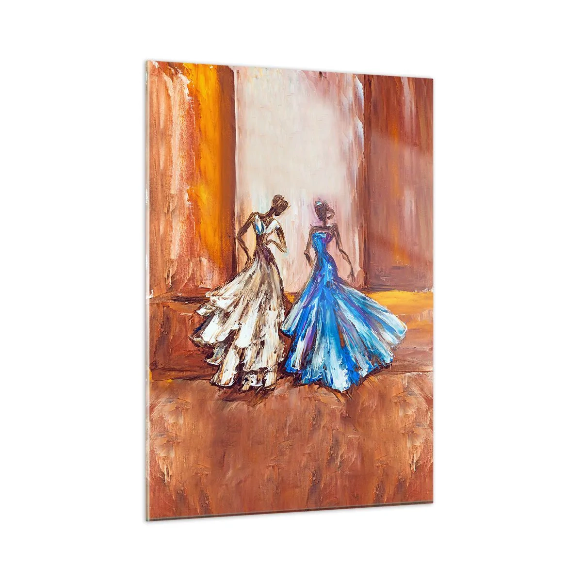 Quadro em vidro - Uma bela dupla - 50x70 cm