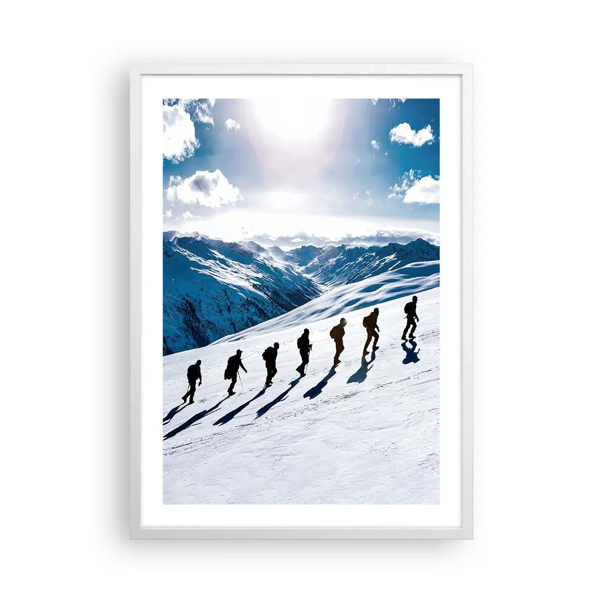 Pôster em moldura branca - A equipa vencedora - 50x70 cm