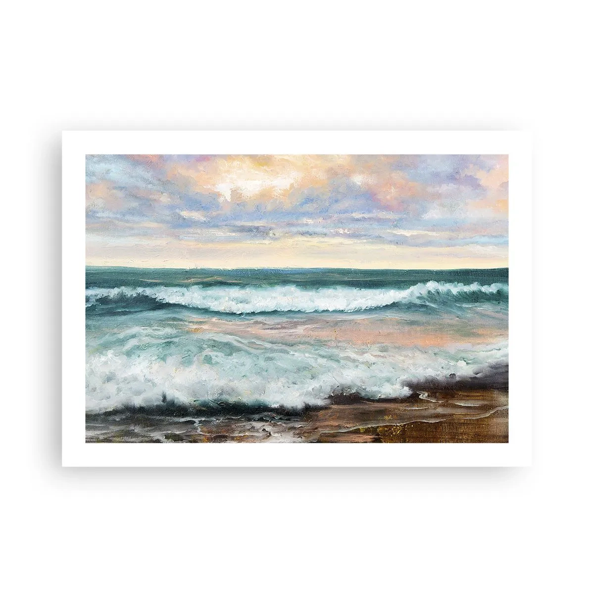 Pôster - Aqui suavizas a alma - 70x50 cm