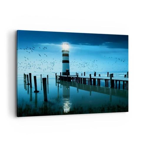 Quadro em tela - E não se teme o escuro - 120x80 cm