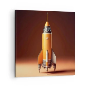 Quadro em tela - Tudo começa com um sonho - 50x50 cm