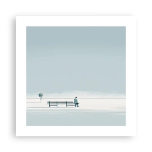 Pôster - Sim, estou esperando. - 40x40 cm