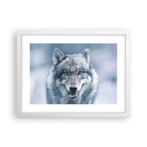 Pôster em moldura branca - Vai aceitar o desafio? - 40x30 cm